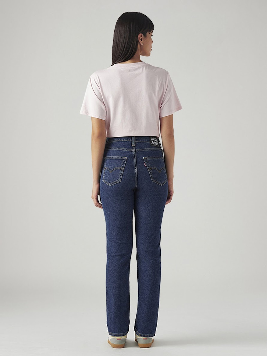 Image of LEVI'S Straight Fit Women Blue Jeans