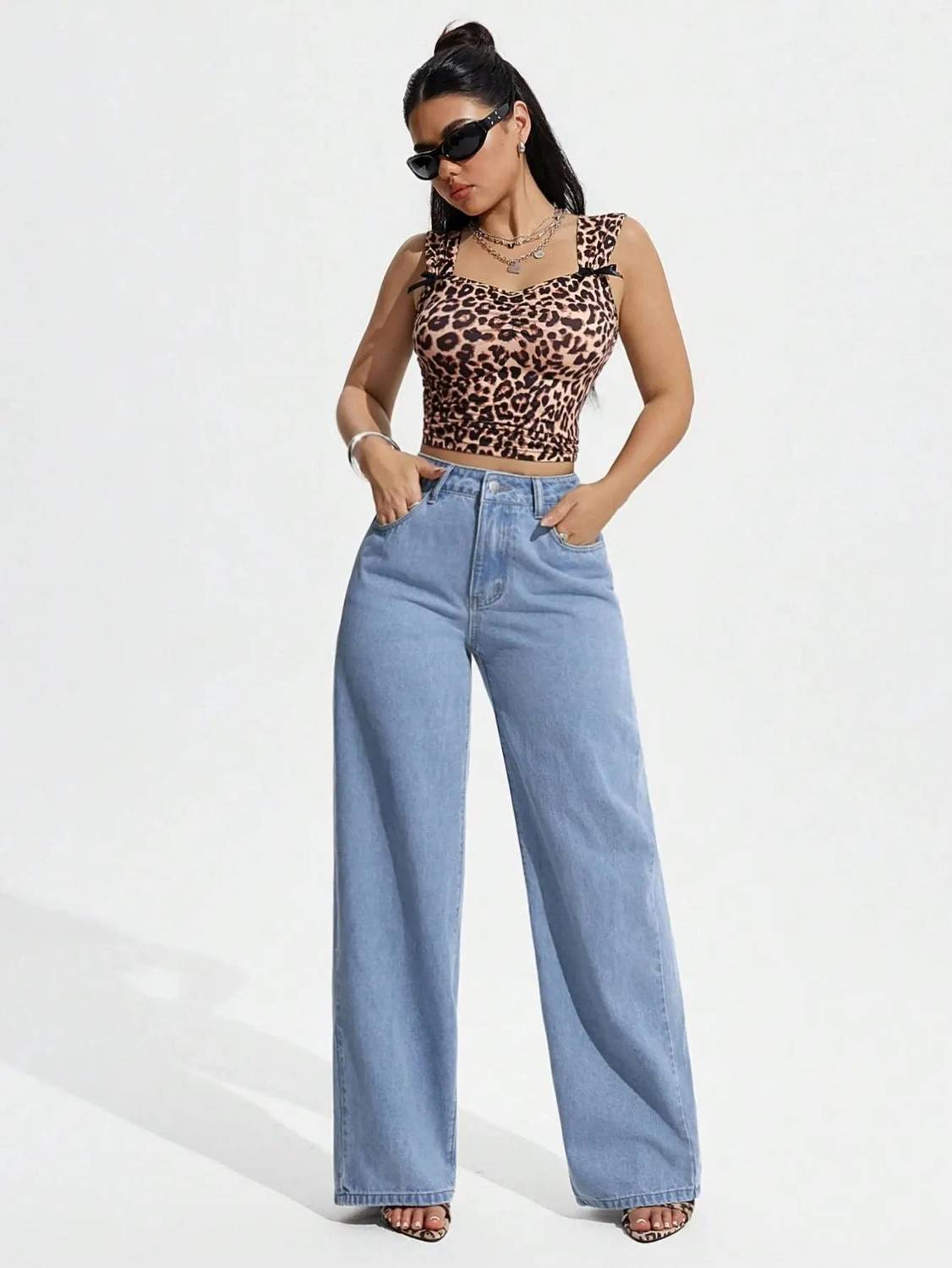 KOTTY Straight Fit Women Blue Jeans - Image 1
