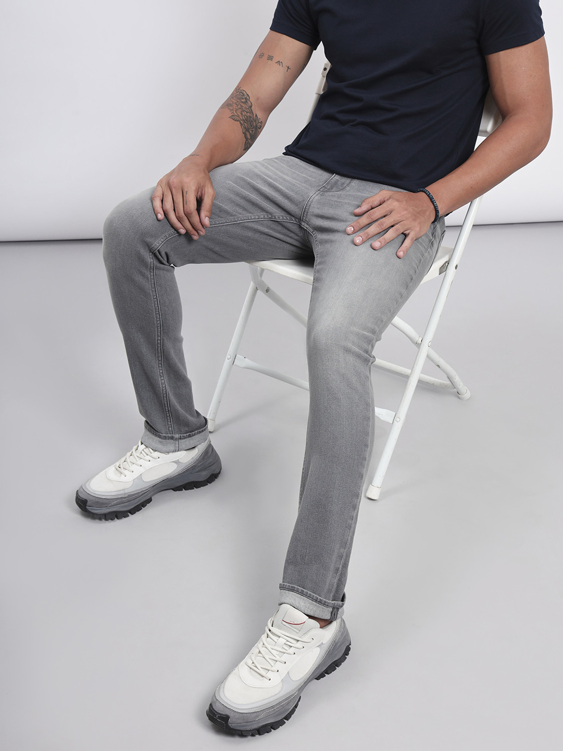 Image of LEE Skinny Men Grey Jeans