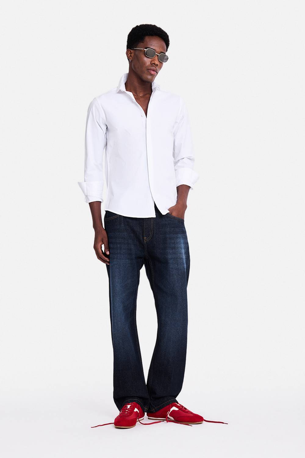 Snitch Men Dark Blue Jeans Straight Fit - Image 2