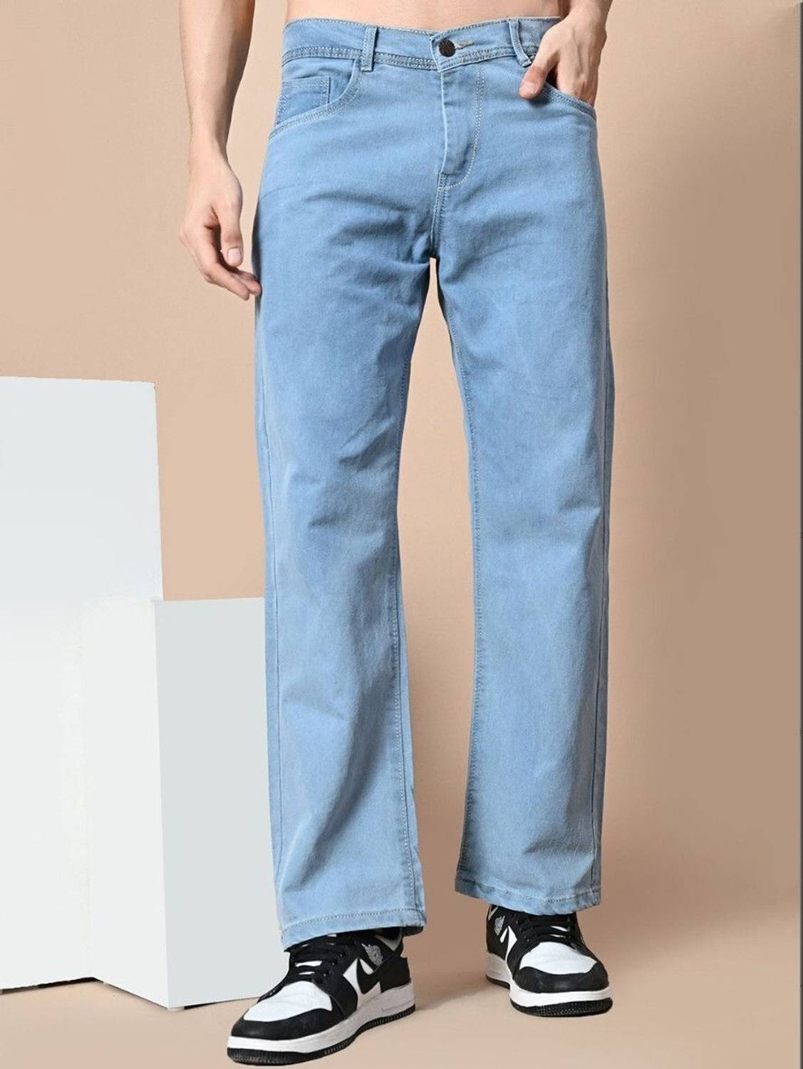 Clyver Relaxed Fit Men Blue Jeans