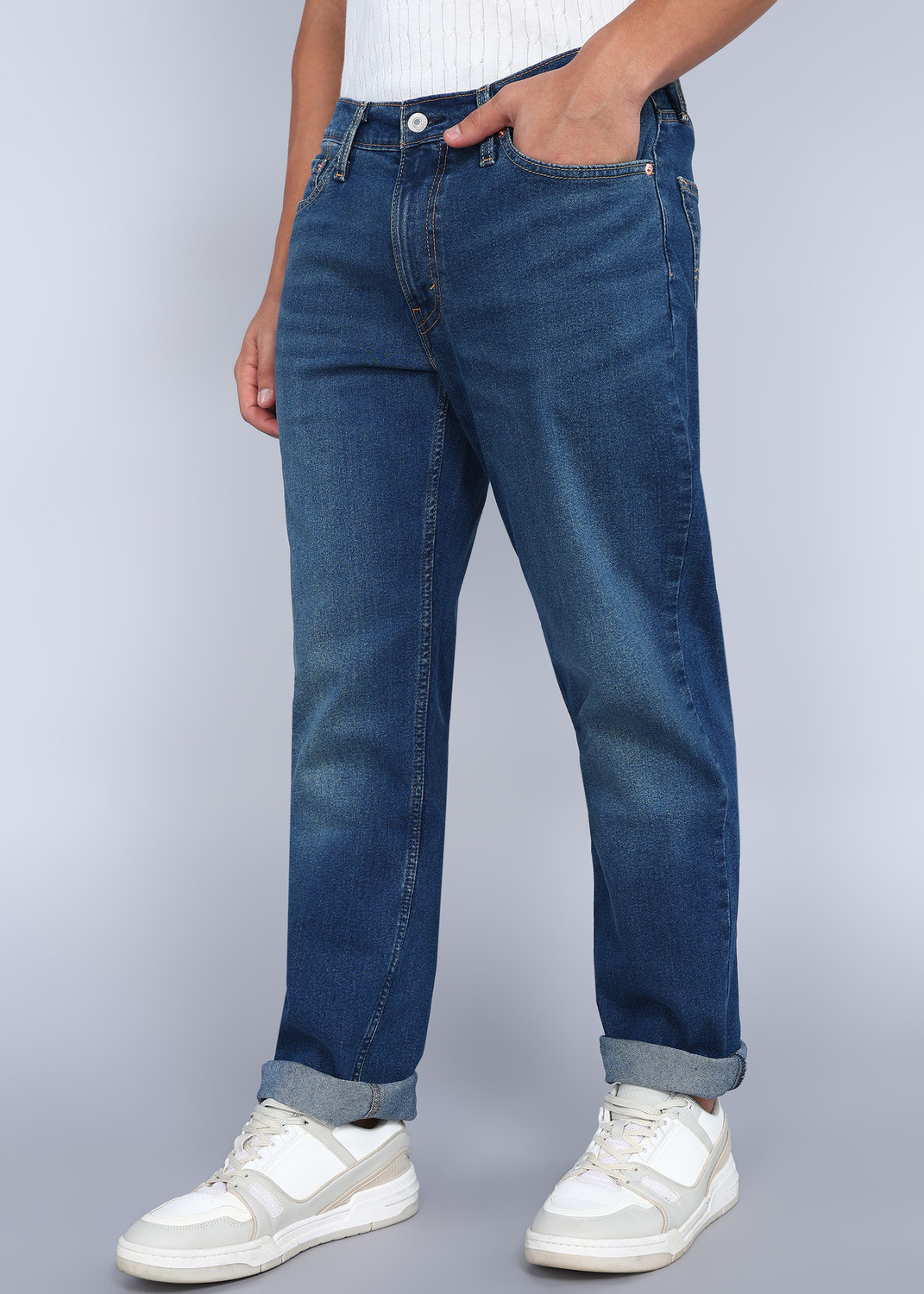 Image of LEVI'S Tapered Fit Men Dark Blue Jeans