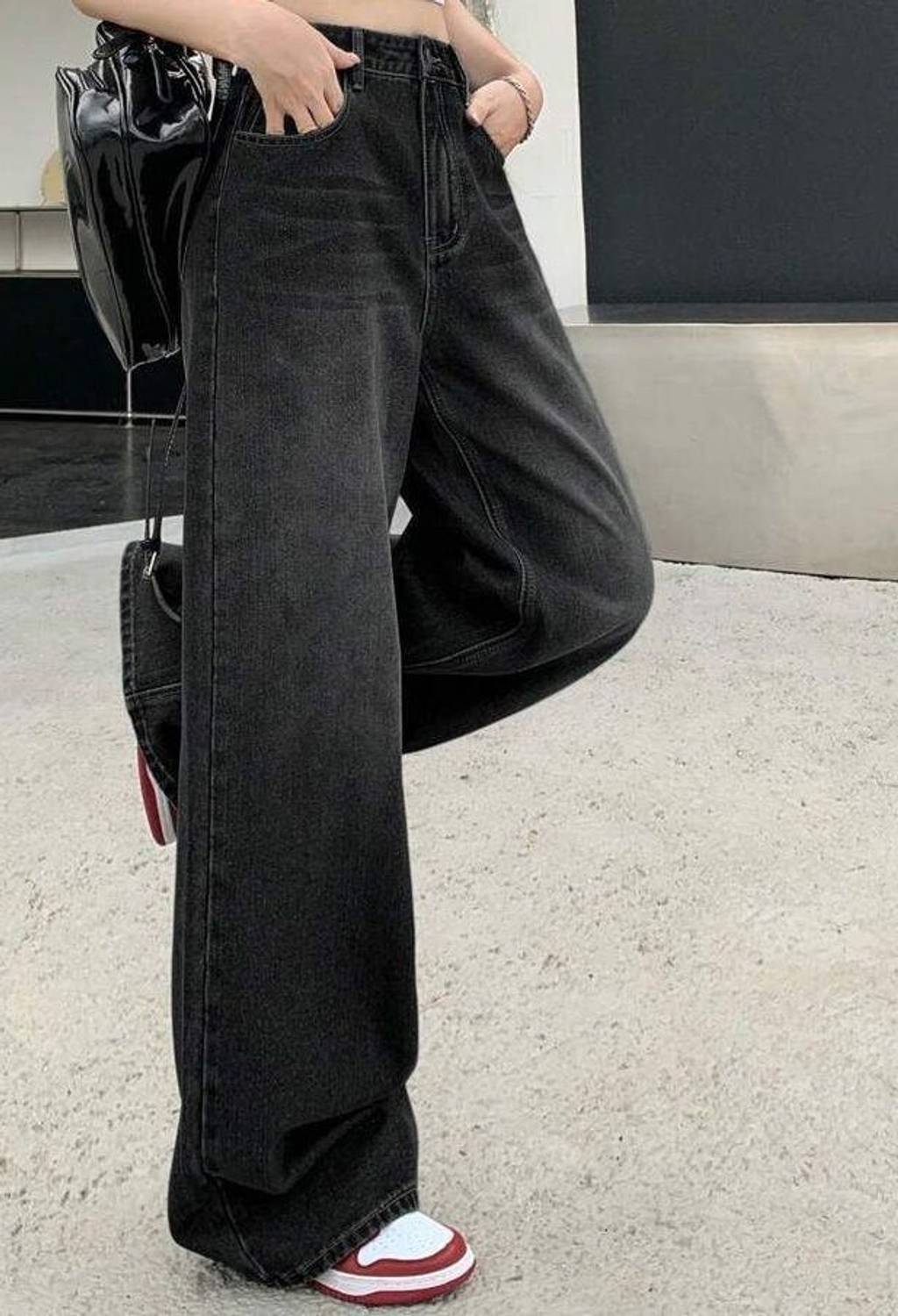 HUNTER & HAYES Loose Fit Black Jeans - Image 3