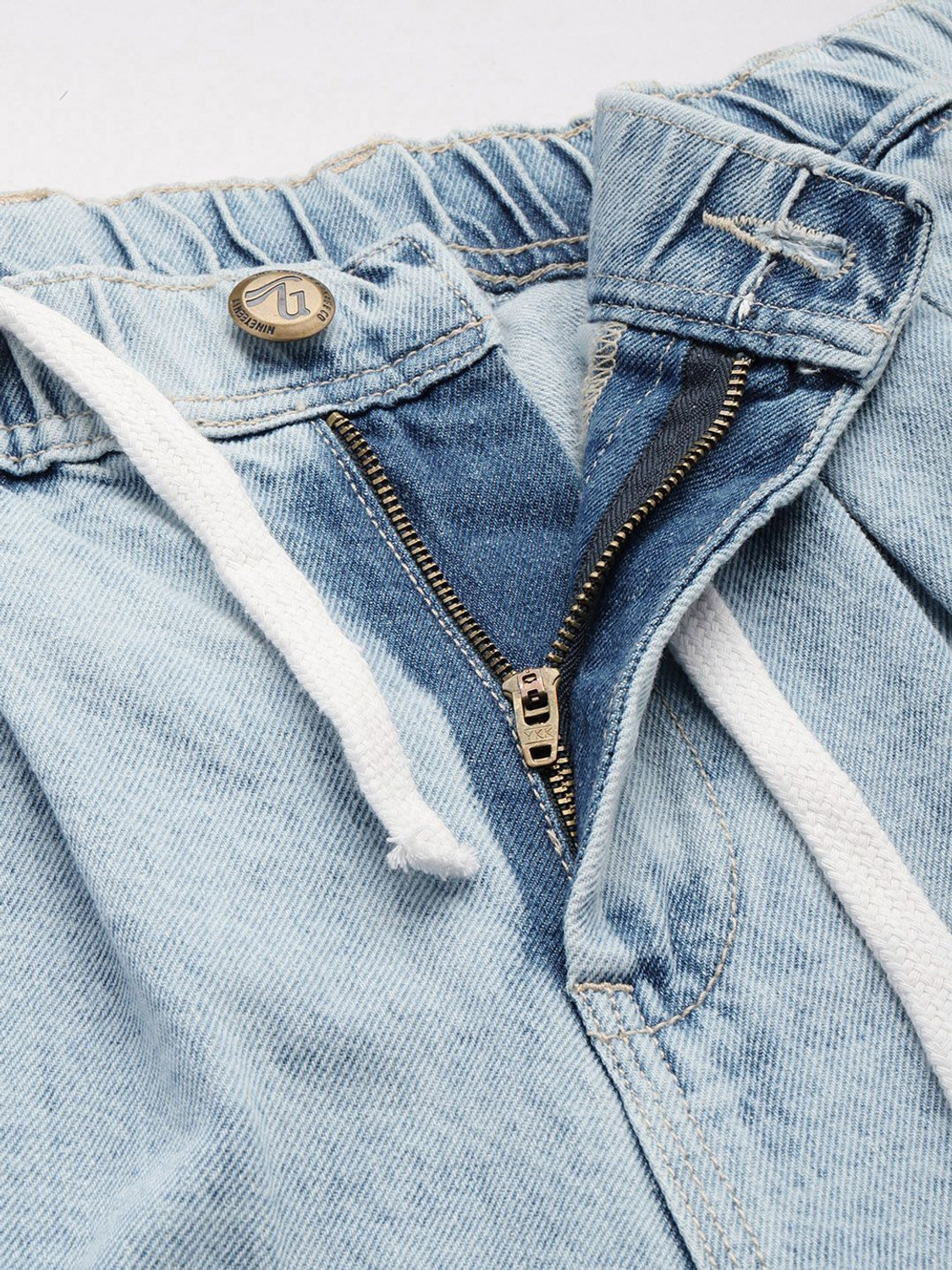 Image of The Indian Garage Co. Relaxed Fit Men Blue Jeans