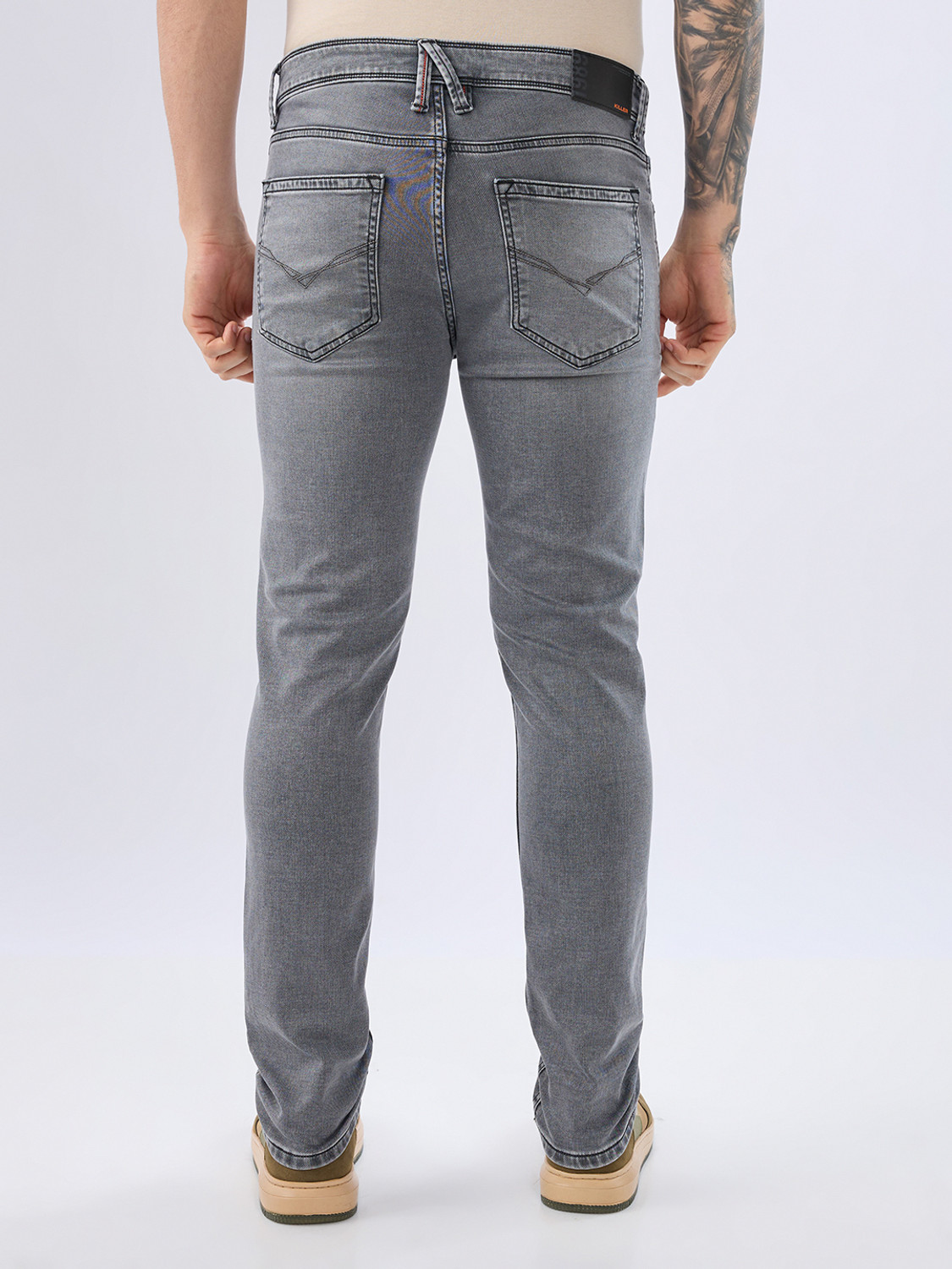 Image of KILLER Slim Men Grey Jeans