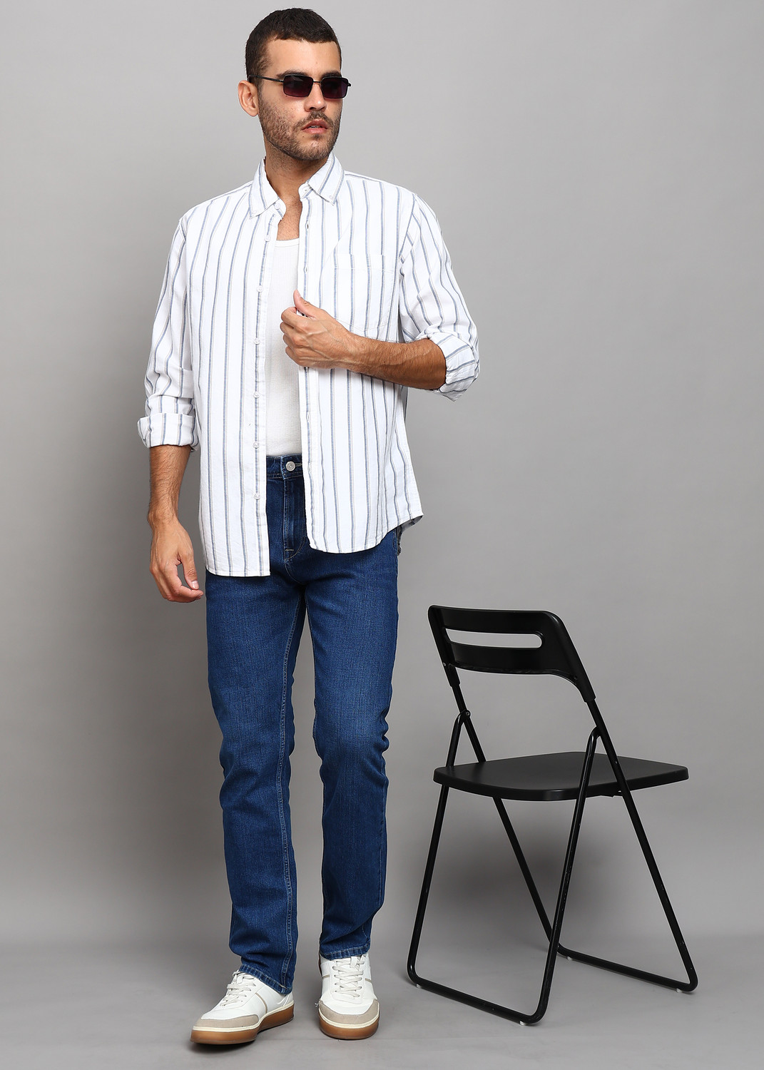 Image of KILLER Straight Fit Men Blue Jeans
