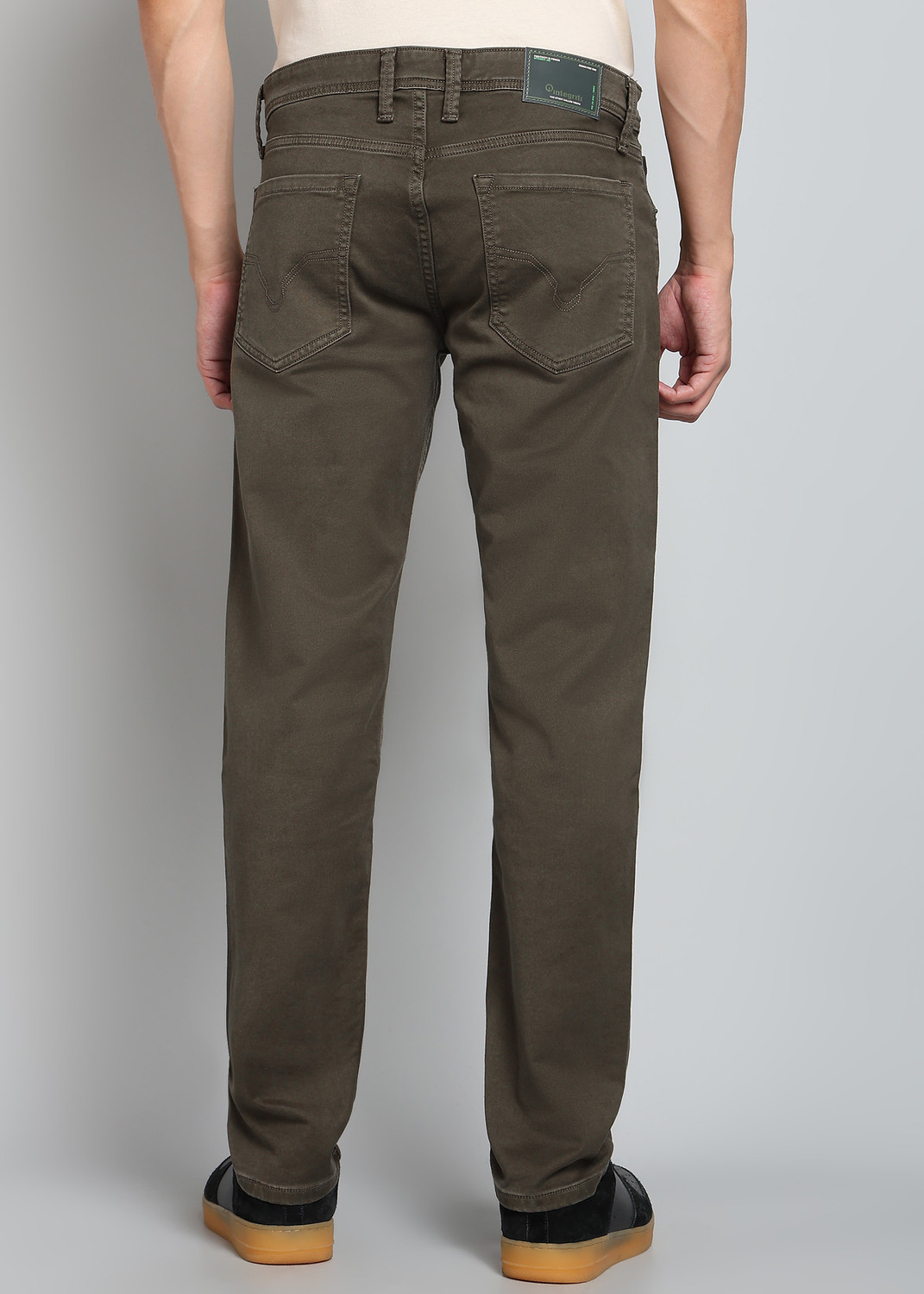 Image of INTEGRITI Slim Men Dark Green Jeans