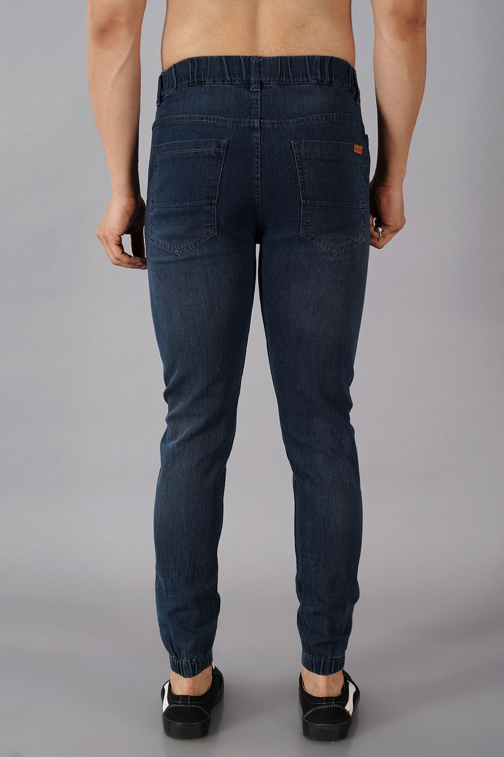Image of NIVASU Jogger Fit Men Blue Jeans