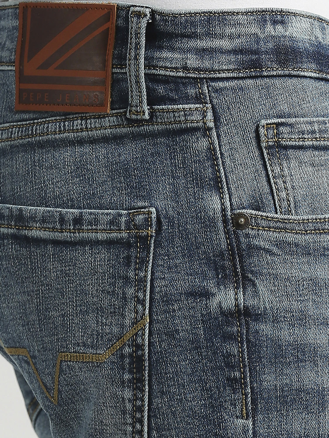 Image of Pepe Jeans Slim Men Dark Blue Jeans