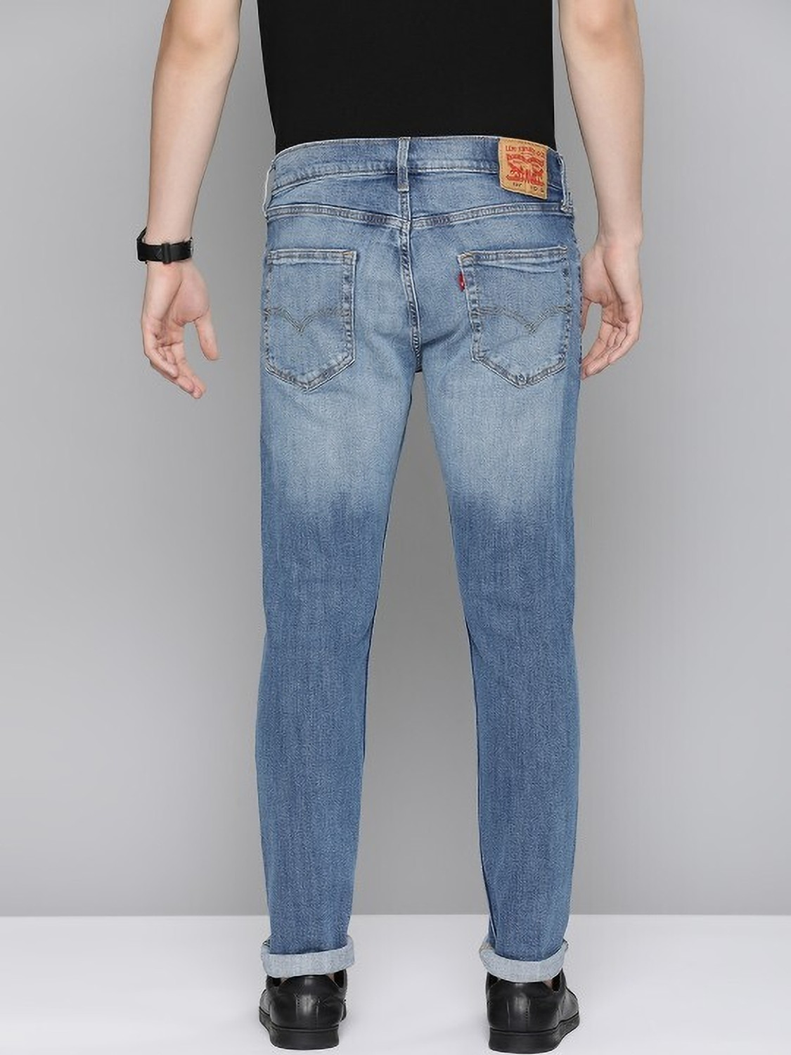 Image of LEVI'S 512 Tapered Fit Men Blue Jeans