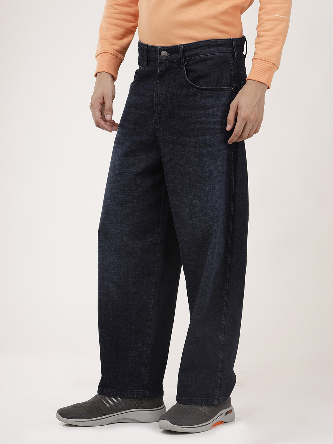 Image of Wrangler Loose Fit Men Blue Jeans