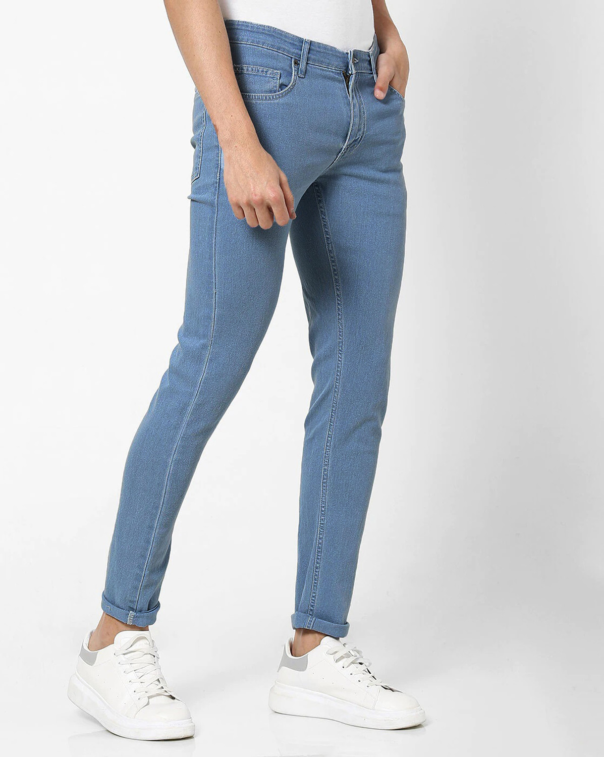 Image of FUBAR Slim Men Light Blue Jeans