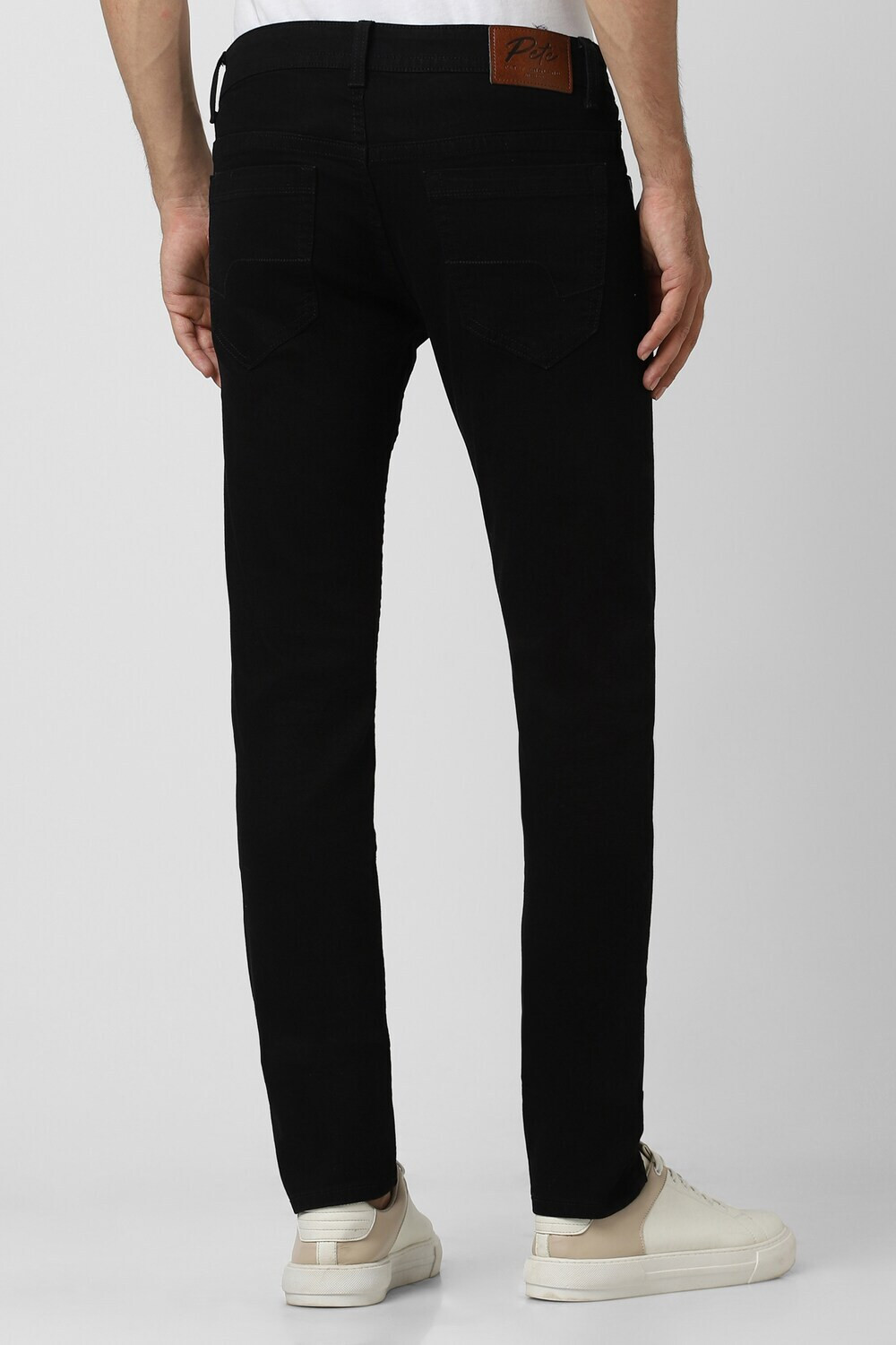 Image of PETER ENGLAND Skinny Men Black Jeans