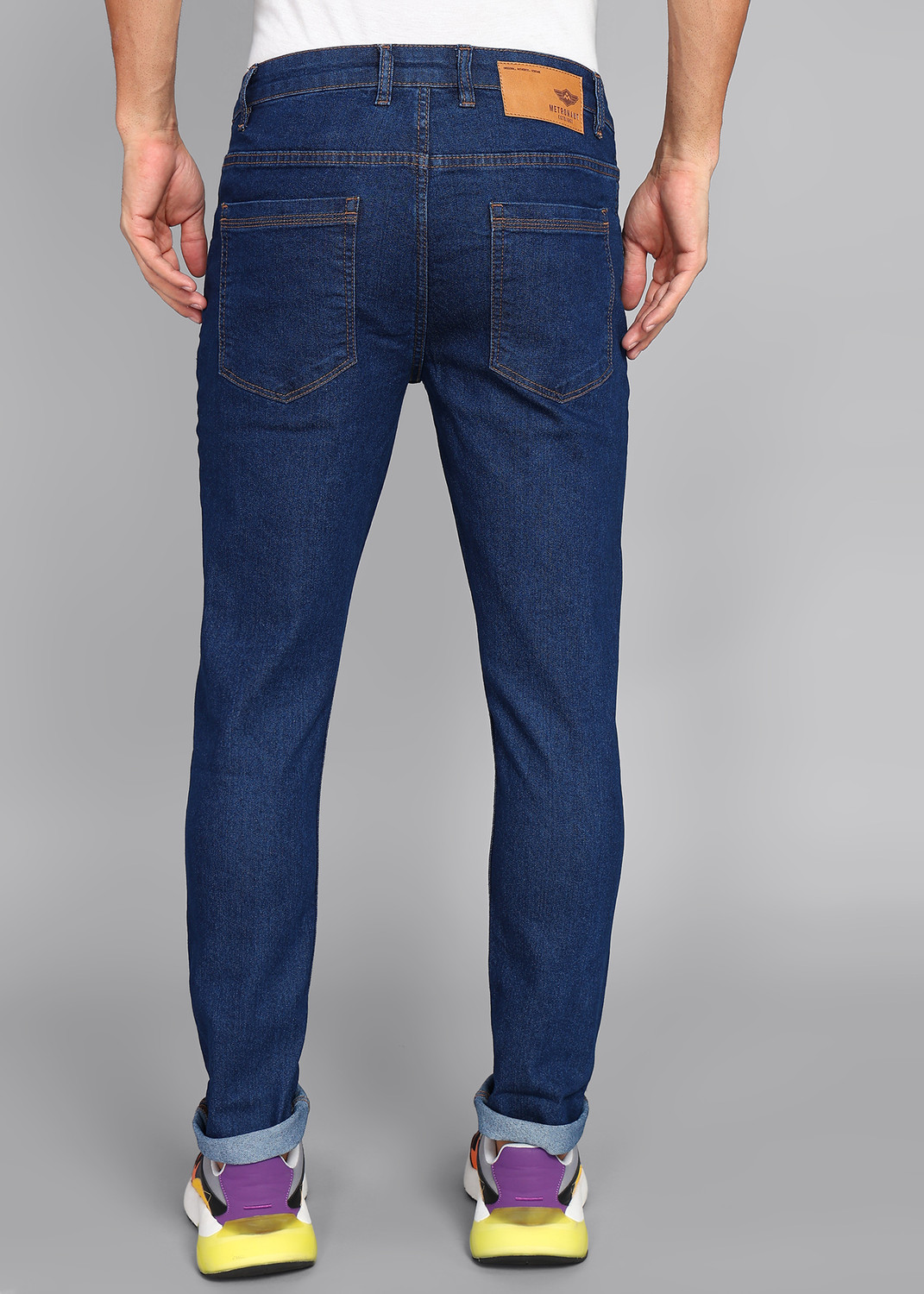 Image of METRONAUT Skinny Men Dark Blue Jeans