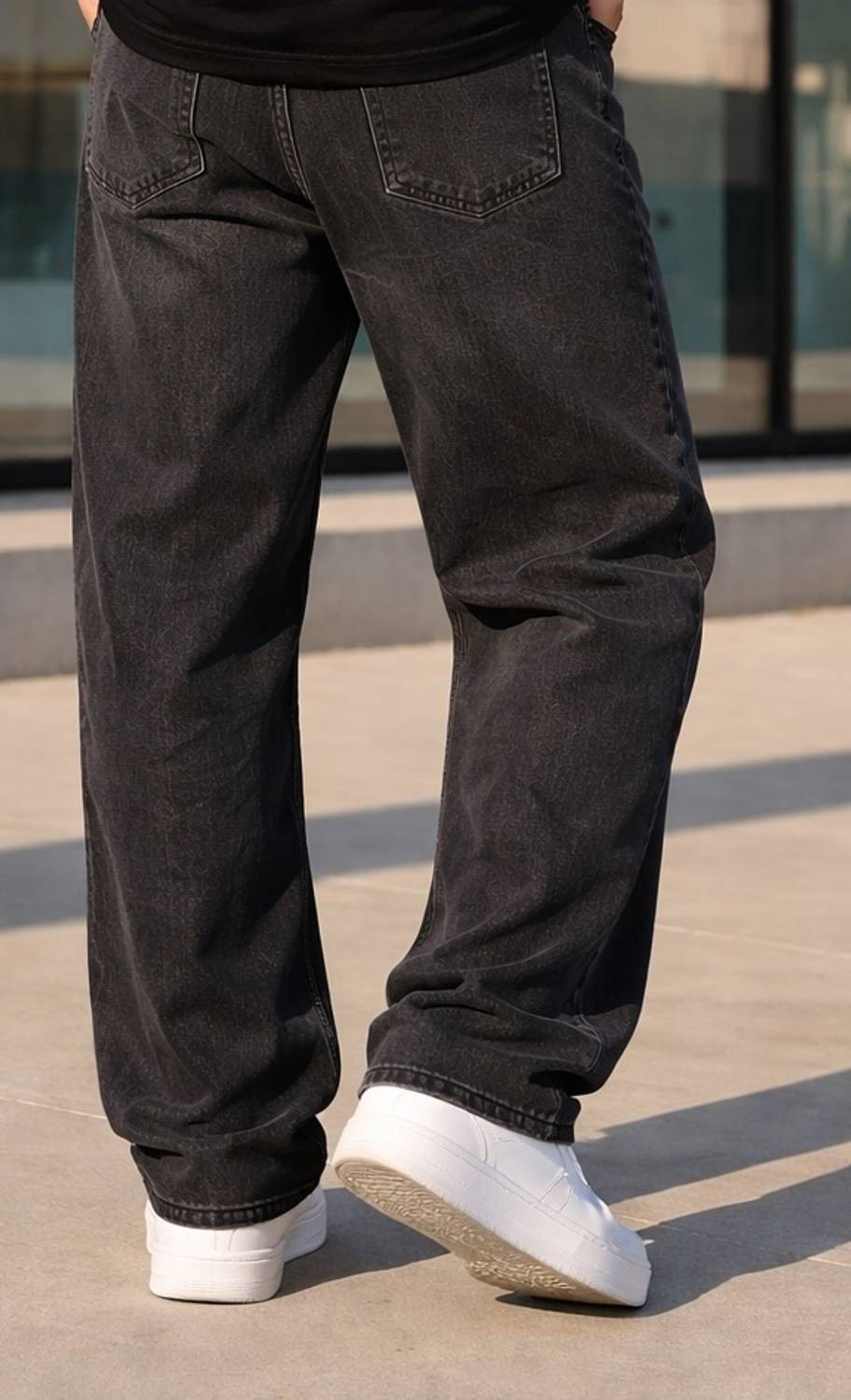 INDIGOX Straight Fit Grey Jeans - Image 2