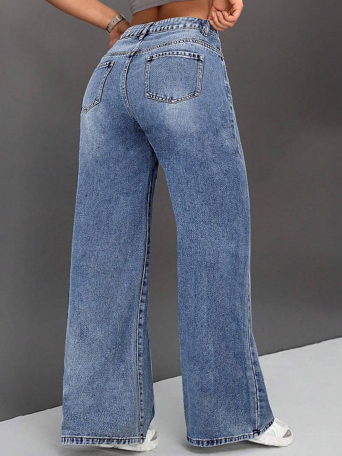 TYFFYN Loose Fit Women Light Blue Jeans - Image 2