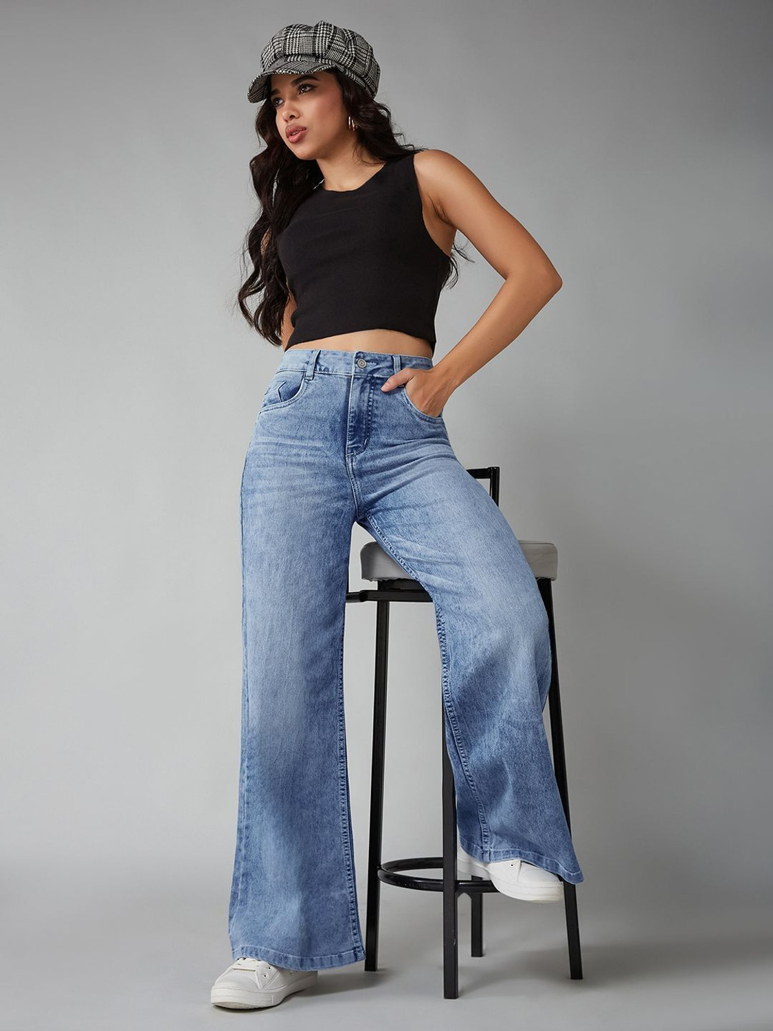 Image of Crezelle Loose Fit Women Blue Jeans