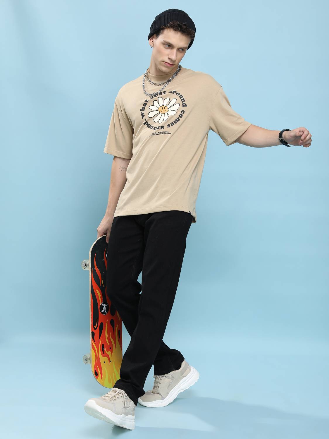 HIGHLANDER Straight Fit Black Jeans - Image 3
