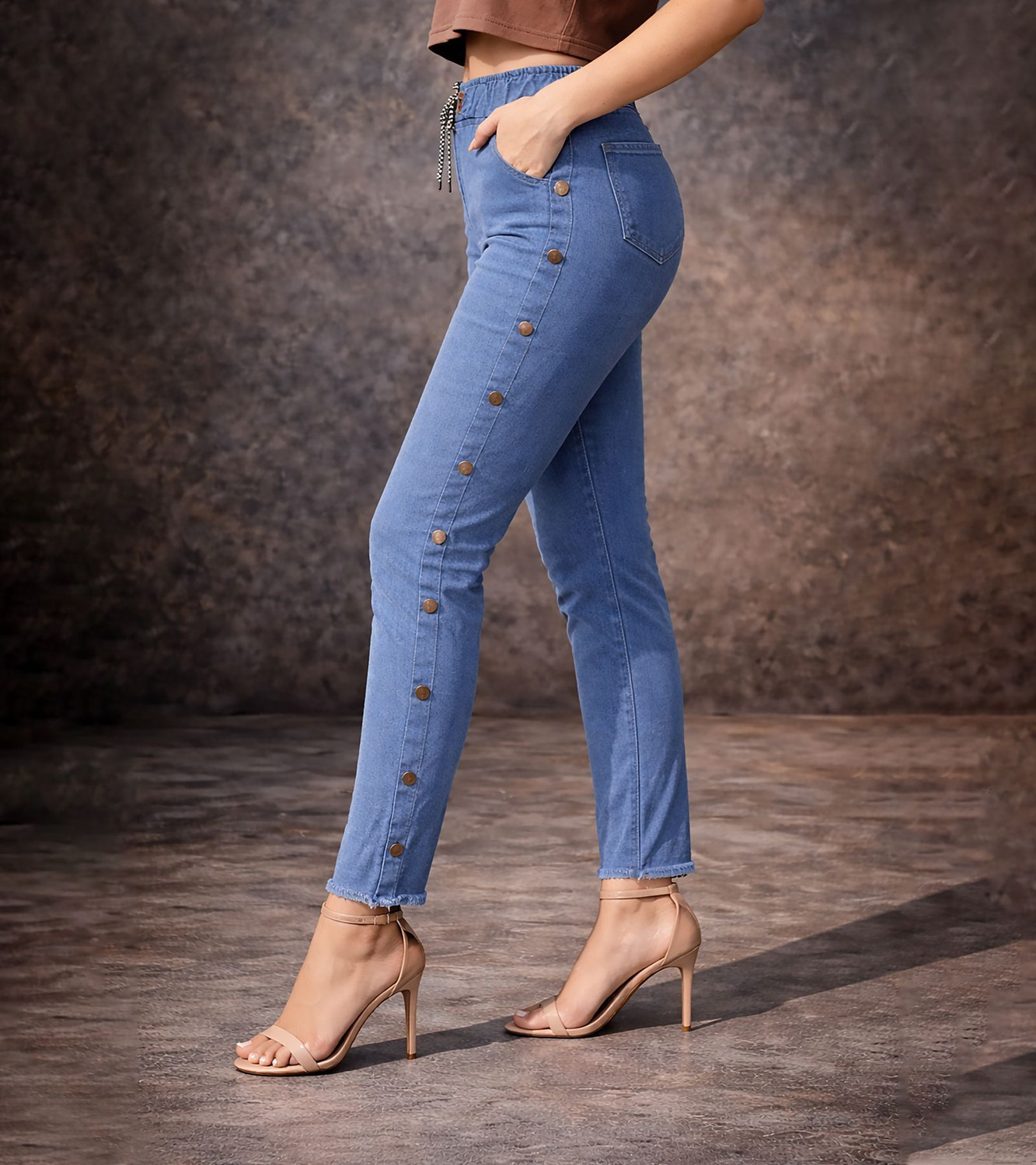 Image of NEUNK Regular Women Light Blue Jeans