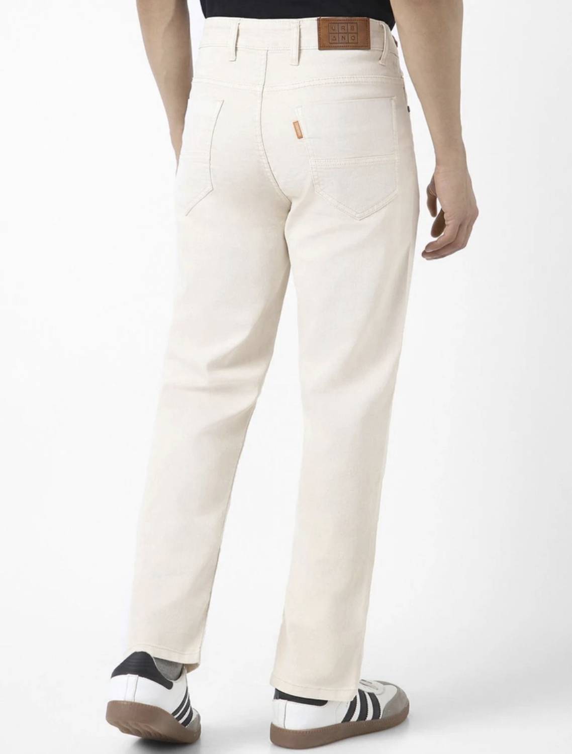 wearworld Loose Fit Men Beige Jeans - Image 2