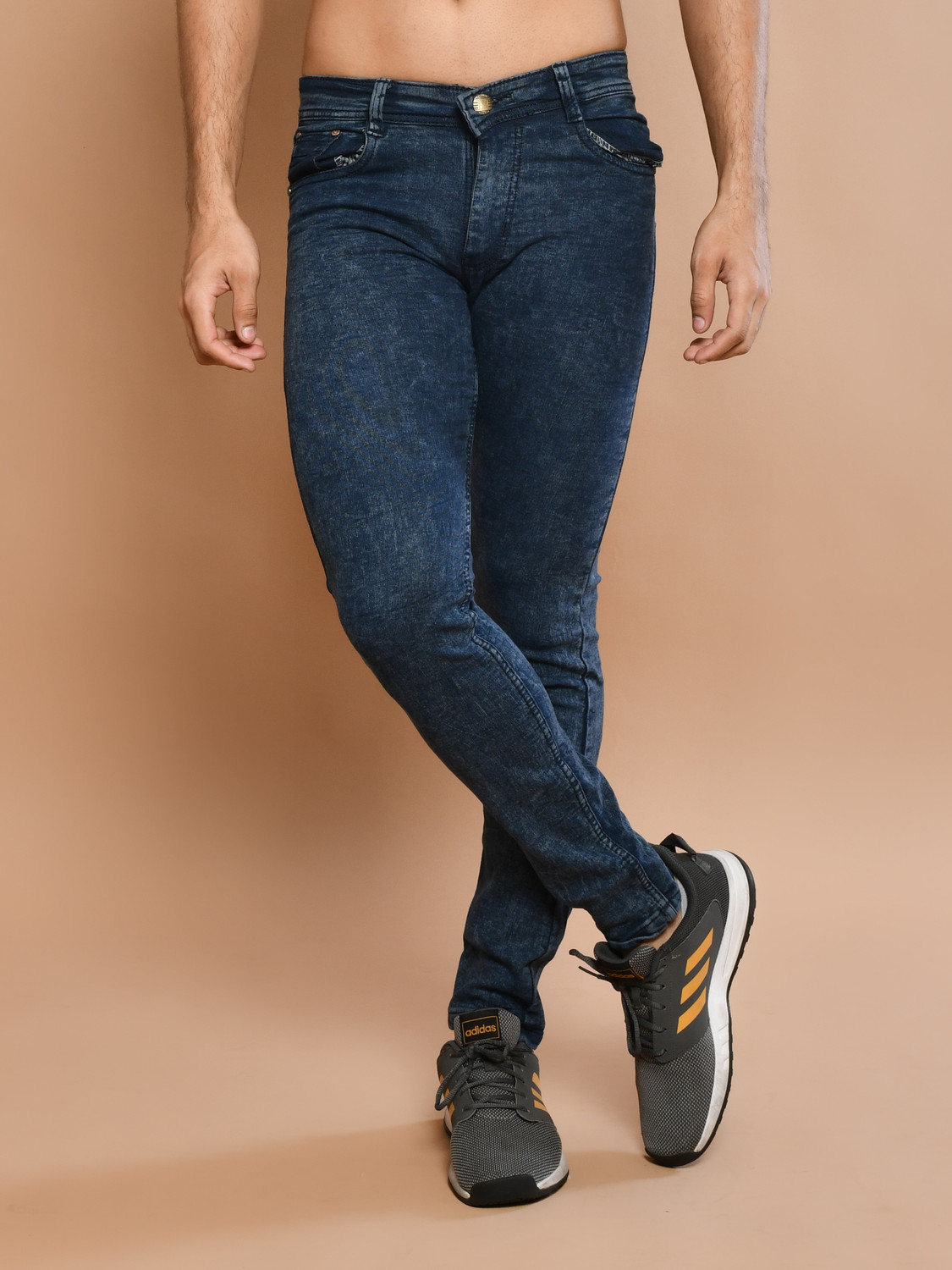 Image of Lzard Slim Men Grey Jeans