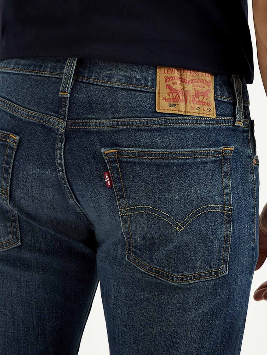 Image of LEVI'S 513 Straight Fit Men Blue Jeans