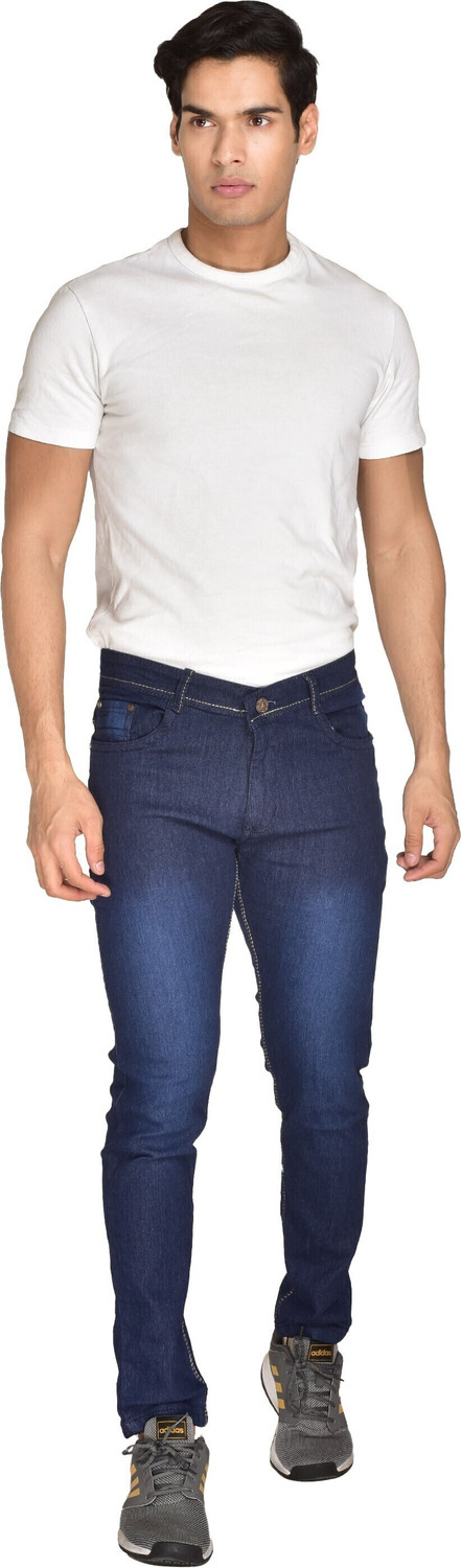 Image of Lzard Regular Men Dark Blue Jeans