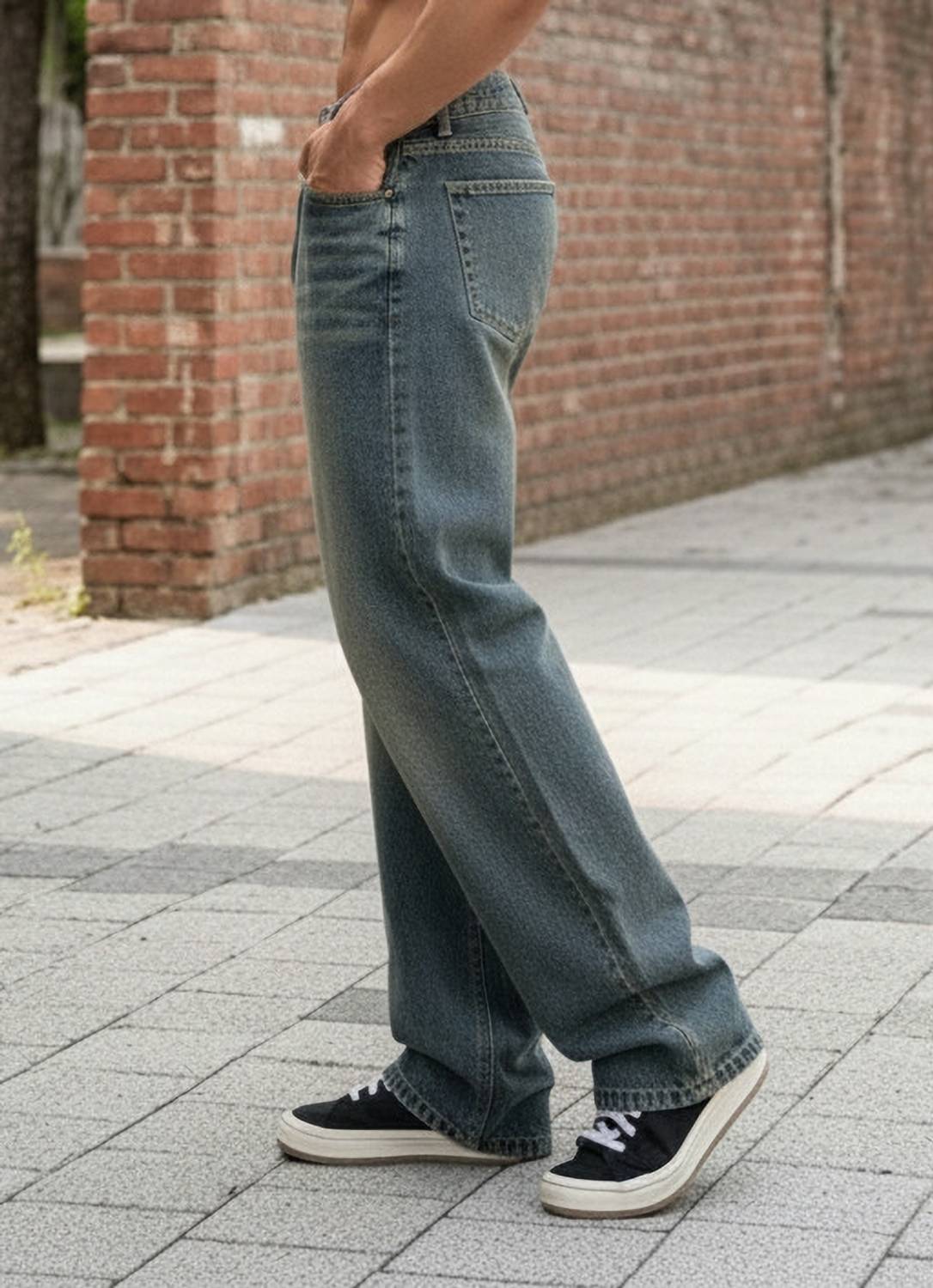 MISTERFREEDOM Straight Fit Men Green Jeans - Image 3