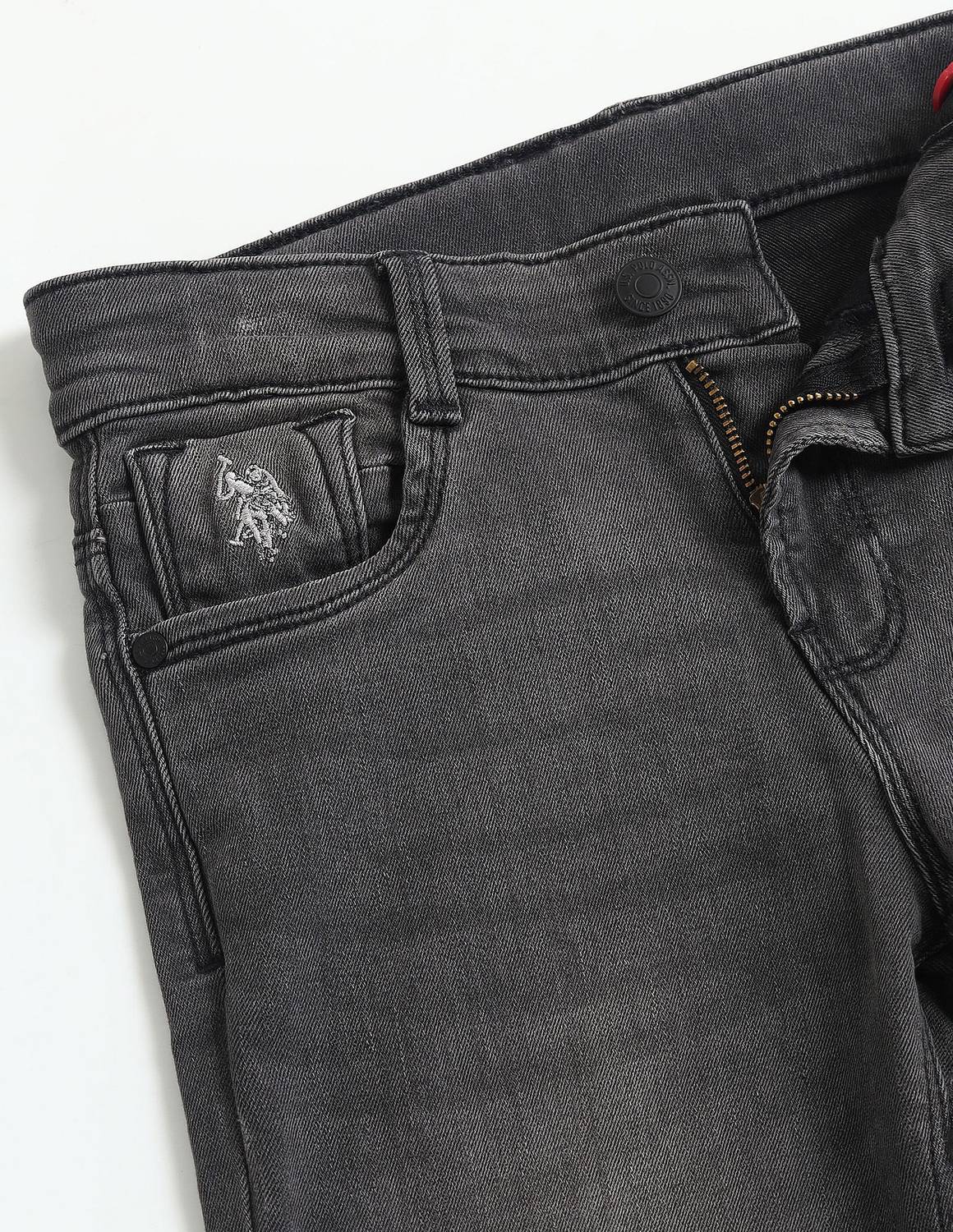U.S. POLO ASSN. Boys Grey Jeans - Image 1
