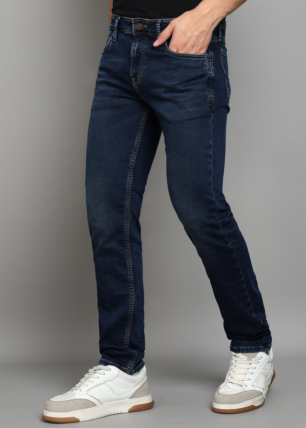 Image of KILLER Slim Men Dark Blue Jeans