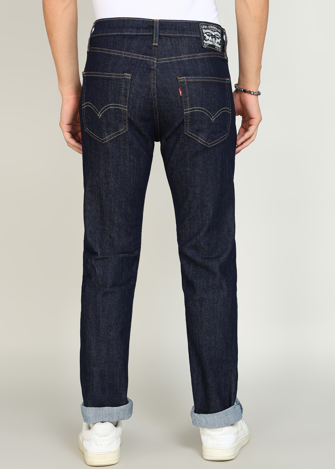Image of LEVI'S Slim Men Dark Blue Jeans