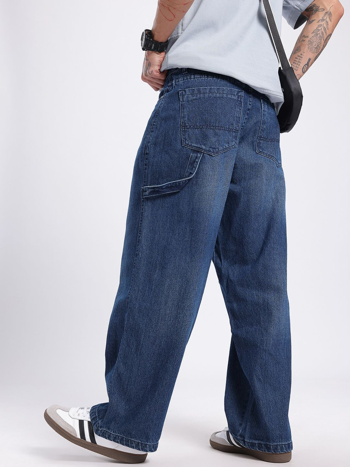 Image of Glitchez Men Blue Jeans
