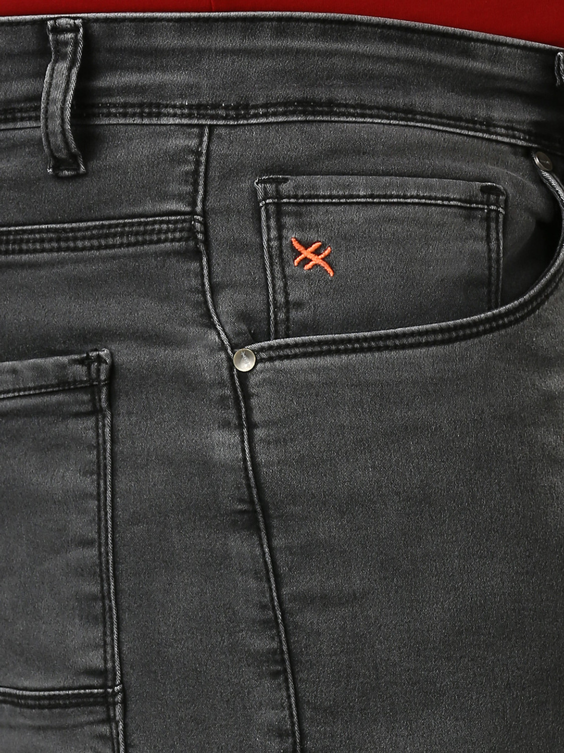 Image of XMEX Regular Men Grey Jeans