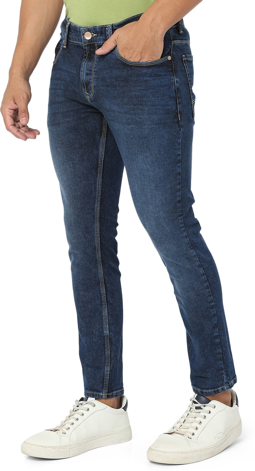 Image of Spykar Slim Men Blue Jeans