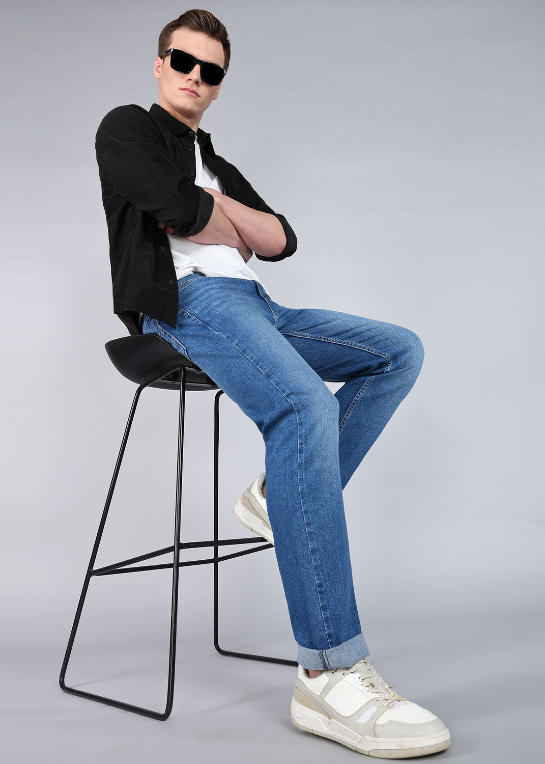 Image of LEVI'S Straight Fit Men Blue Jeans