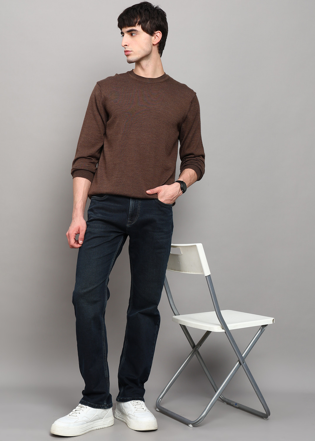 Image of KILLER Straight Fit Men Black Jeans