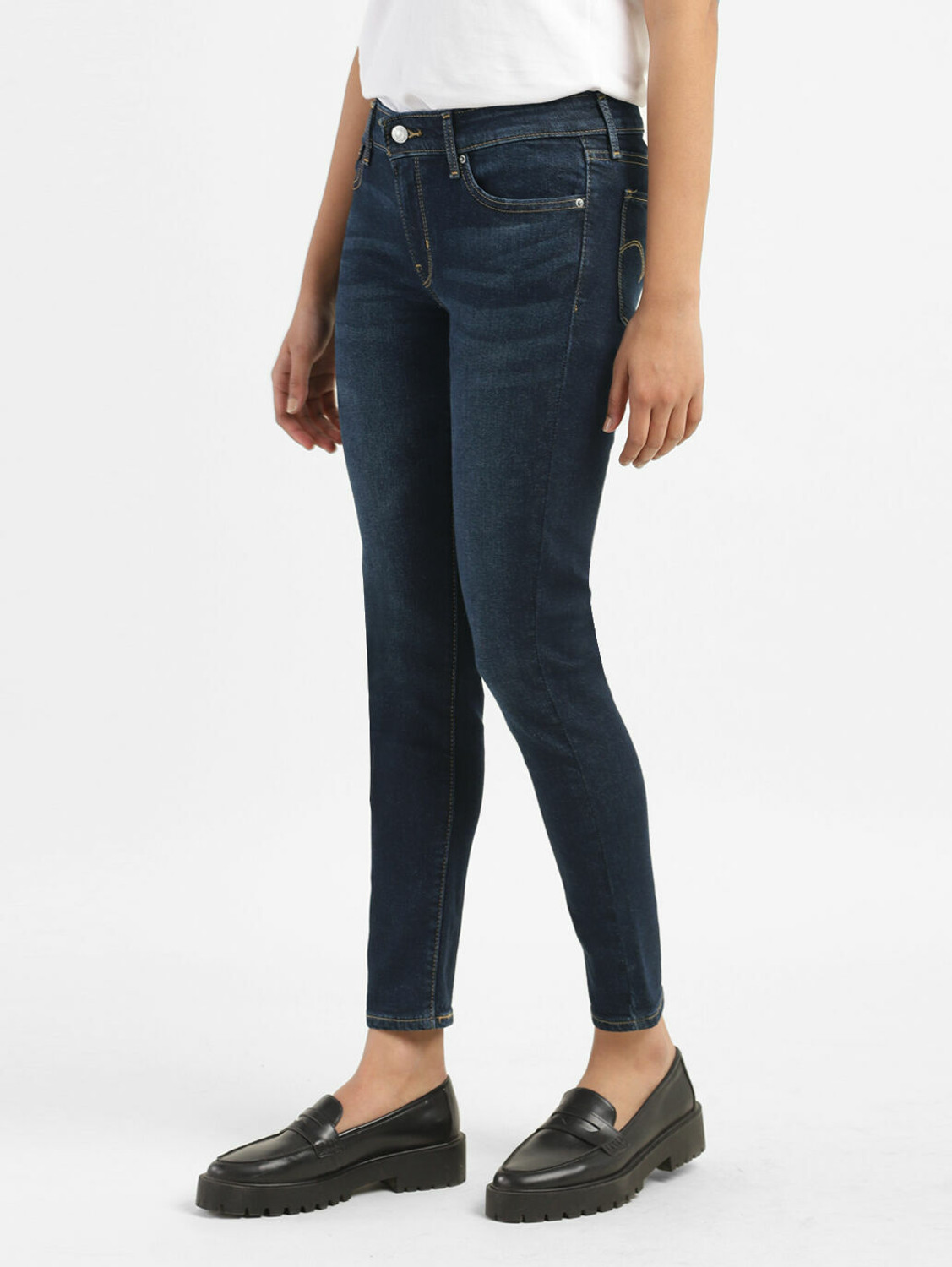 Image of LEVI'S 711 Skinny Women Blue Jeans
