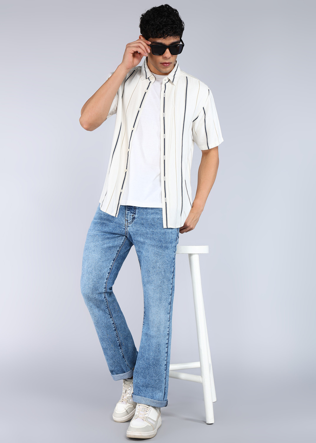 Image of LEVI'S Boot-Leg Men Light Blue Jeans