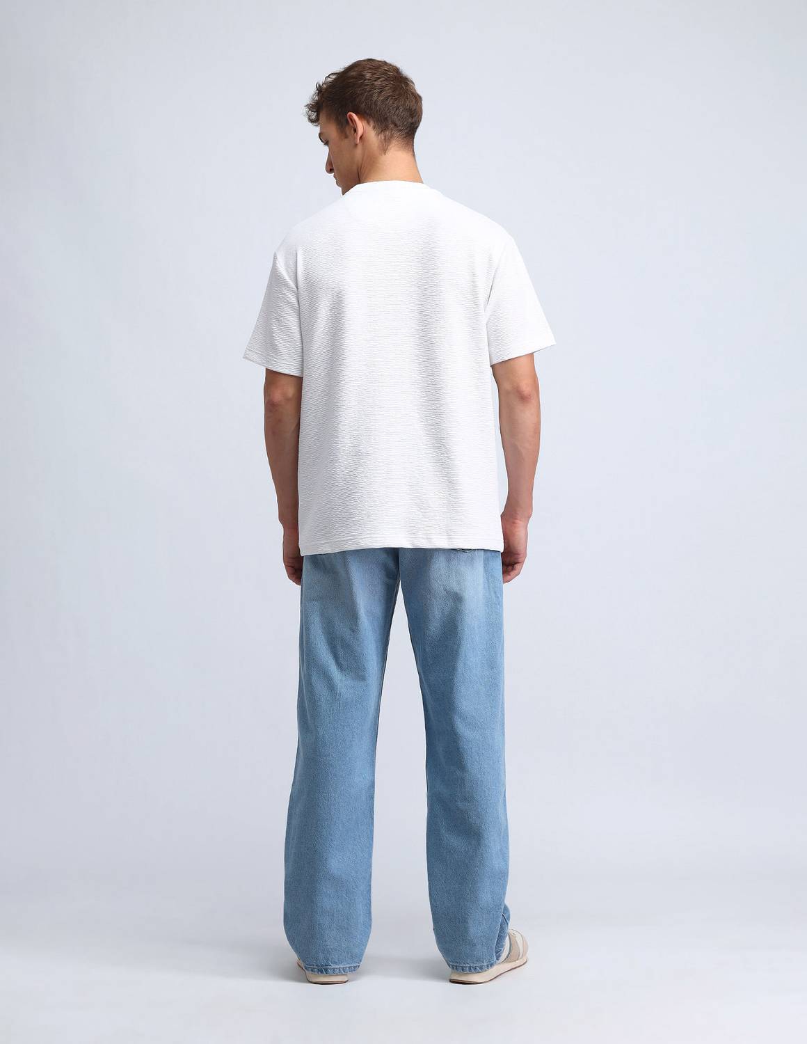 FLYING MACHINE Loose Fit Men Purple Jeans - Image 3