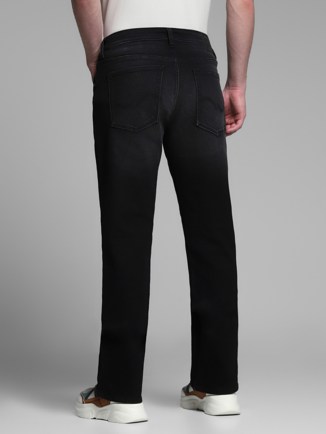 Image of JACK & JONES Regular Men Black Jeans