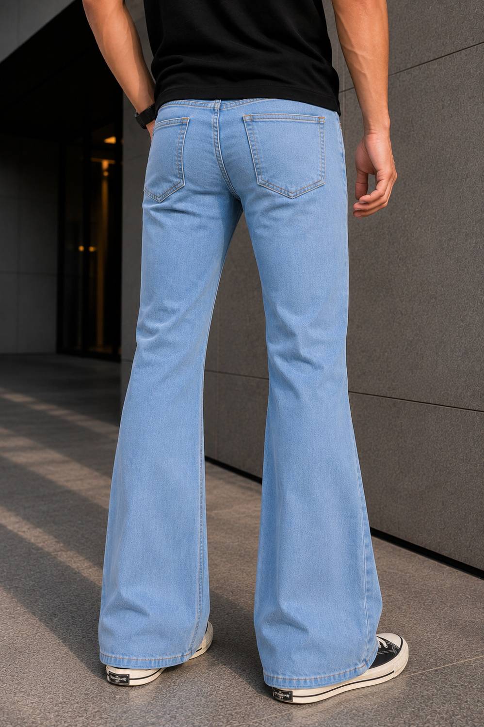 PODGE Boot-Leg Men Light Blue Jeans - Image 3