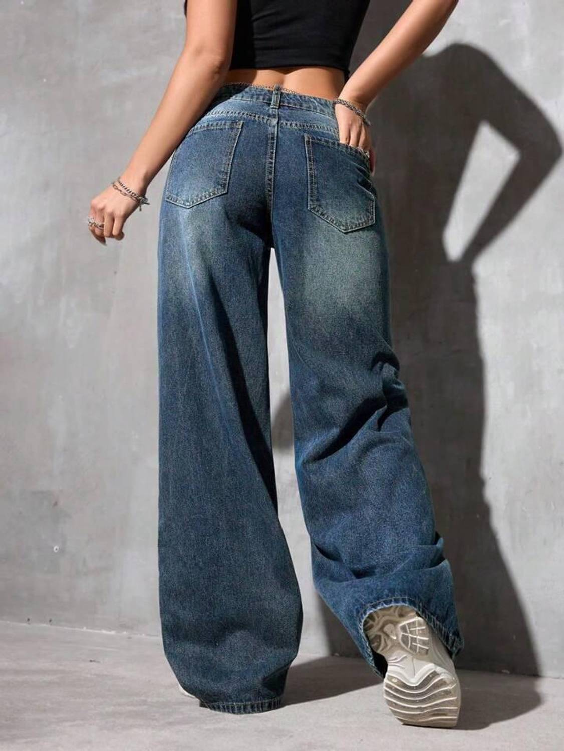HUNTER & HAYES Loose Fit Women Blue Jeans - Image 2