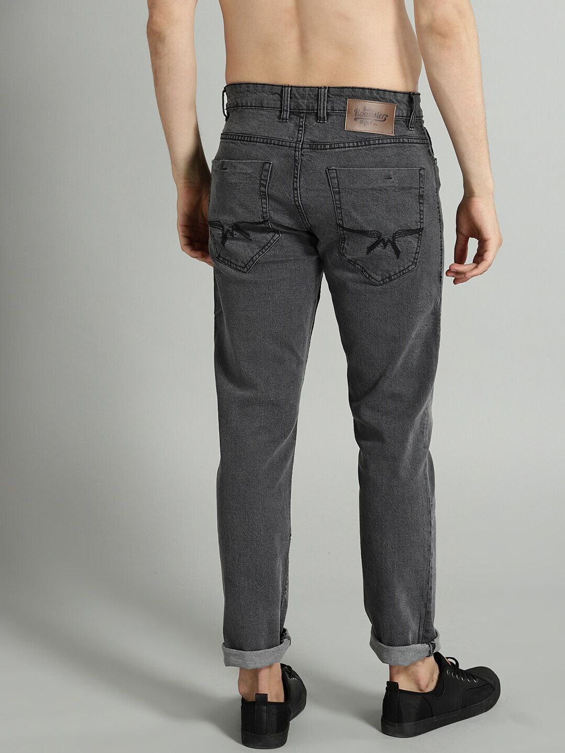 Image of Roadster Slim Men Dark Grey Jeans