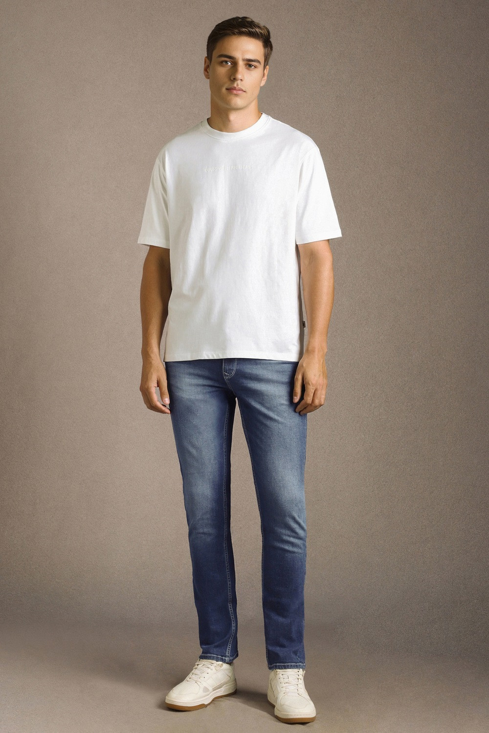 Image of LOUIS PHILIPPE Slim Men Blue Jeans