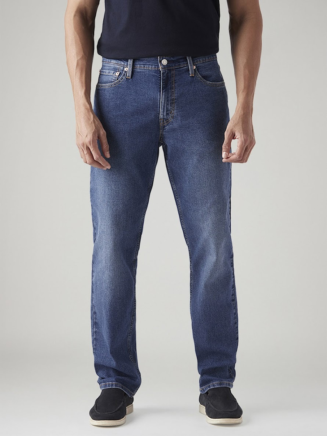 Image of LEVI'S Tapered Fit Men Blue Jeans