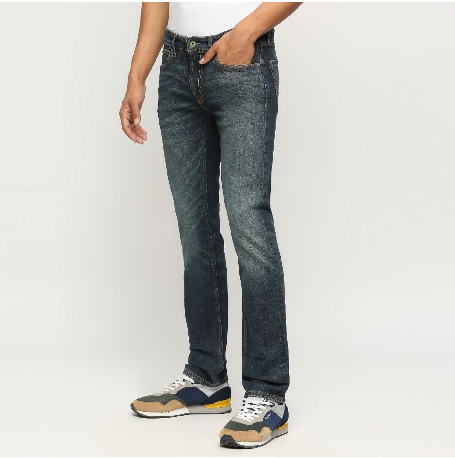 Image of Pepe Jeans Slim Men Dark Grey Jeans