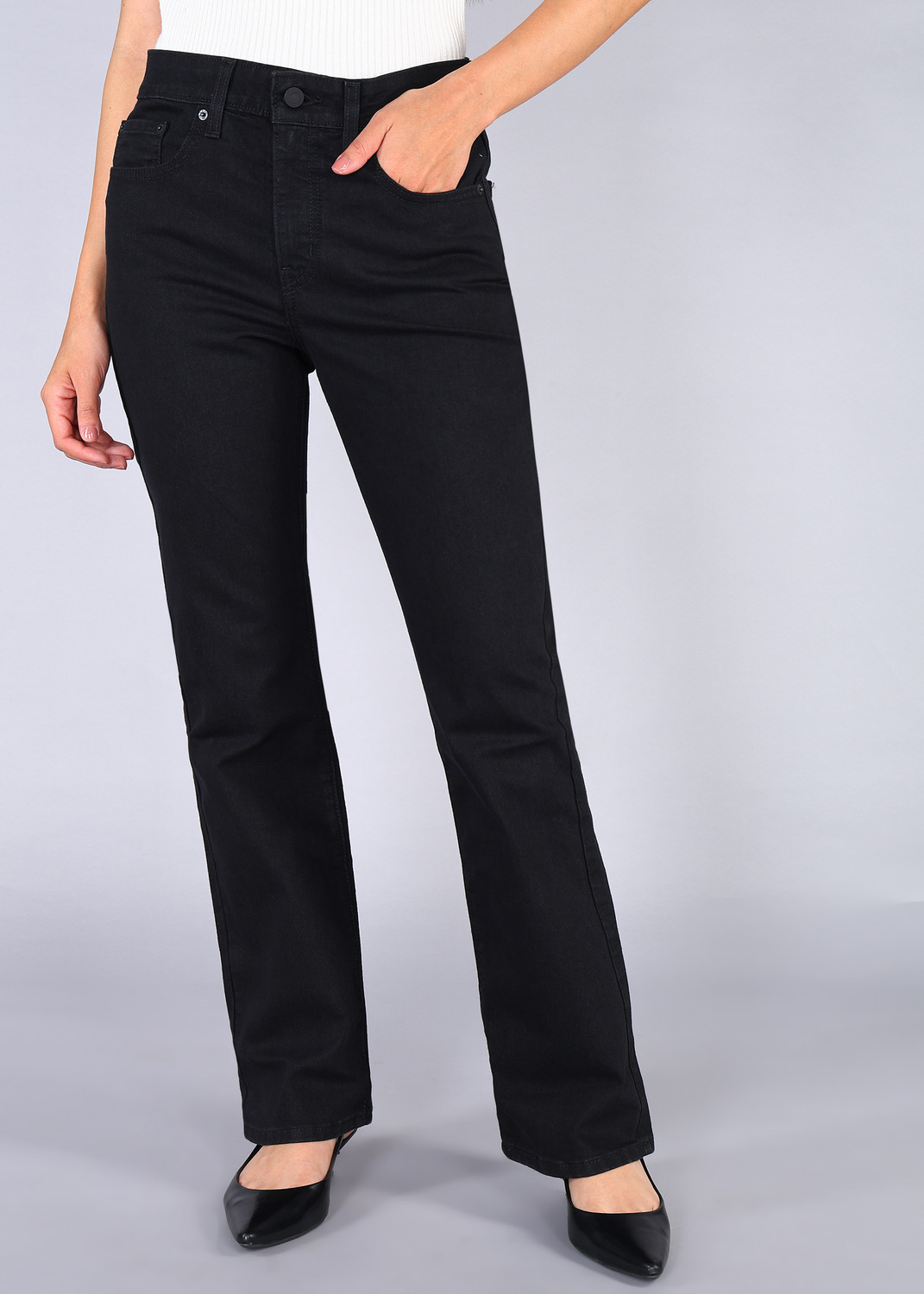Image of LEVI'S Flared Women Black Jeans