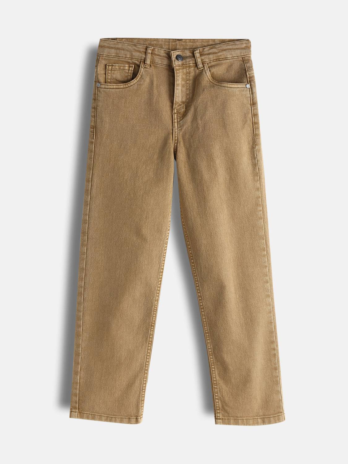 Urbano Juniors Loose Fit Boys Brown Jeans - Image 1