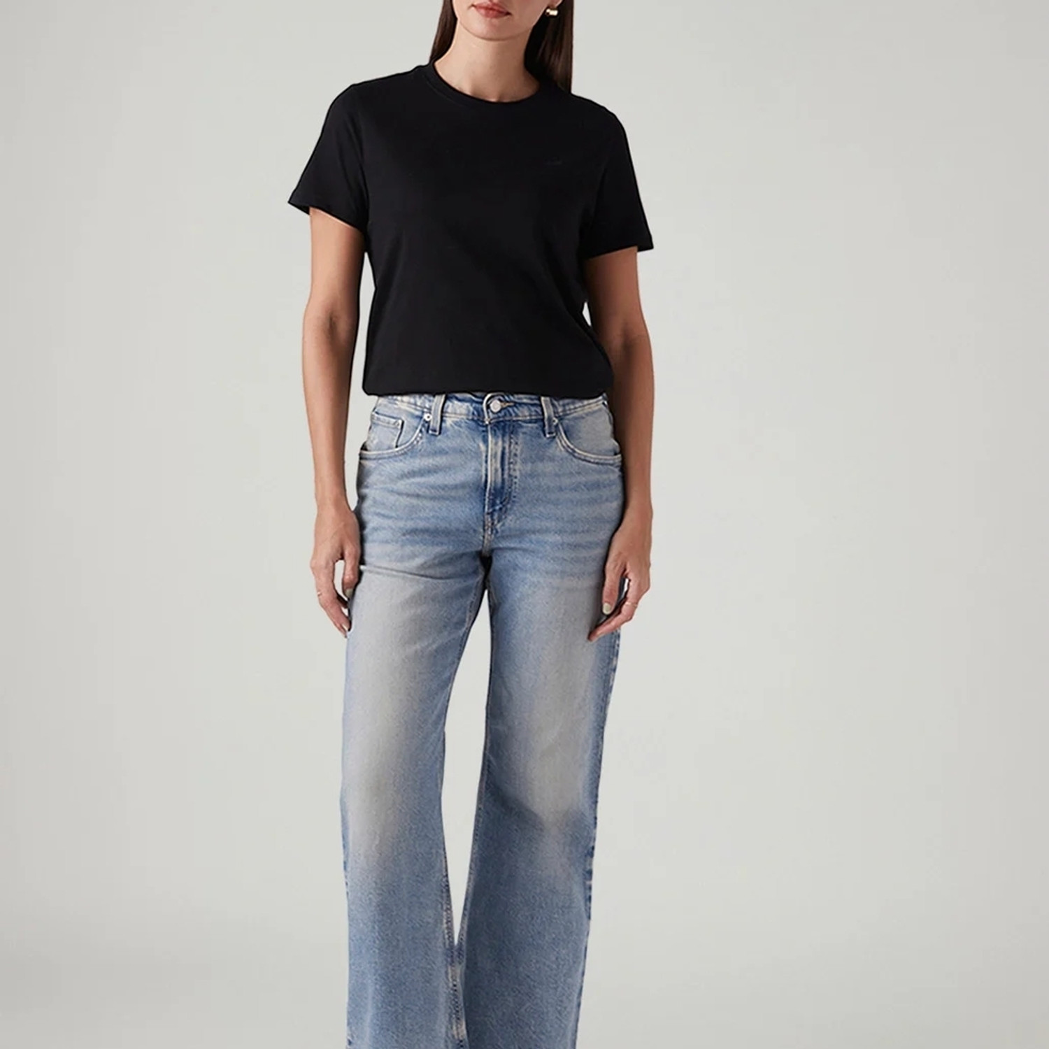Image of LEVI'S Women Boot-Leg Mid Rise Light Blue Jeans