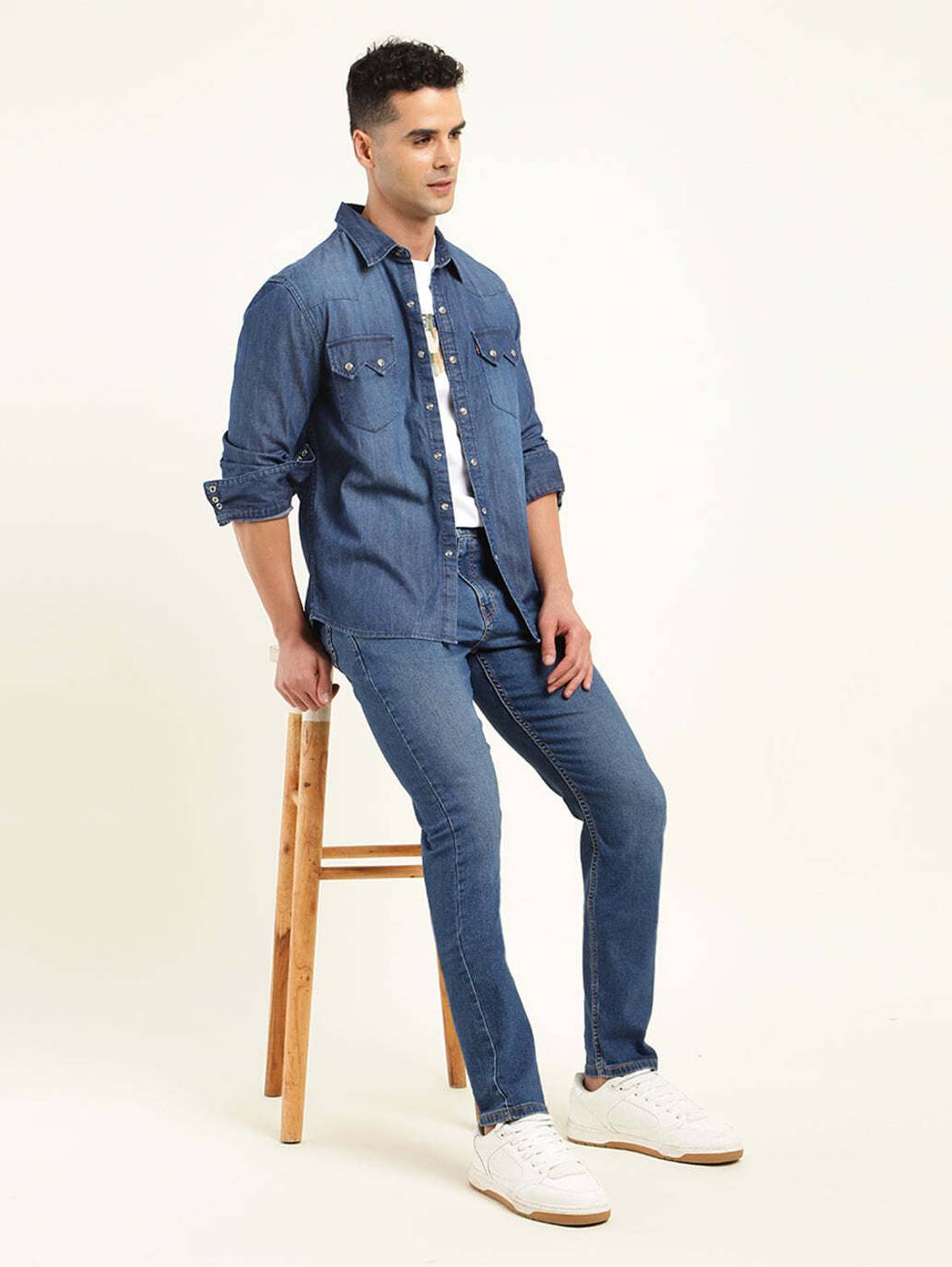 LEVI'S 512 Men Slim Mid Rise Blue Jeans
